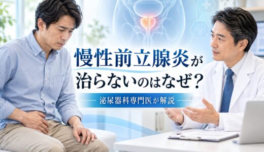 慢性前立腺炎が治らないのはなぜ？尿道炎・前立腺炎を年間計1,000例以上診療する泌尿器科専門医が解説｜大阪梅田紳士クリニック